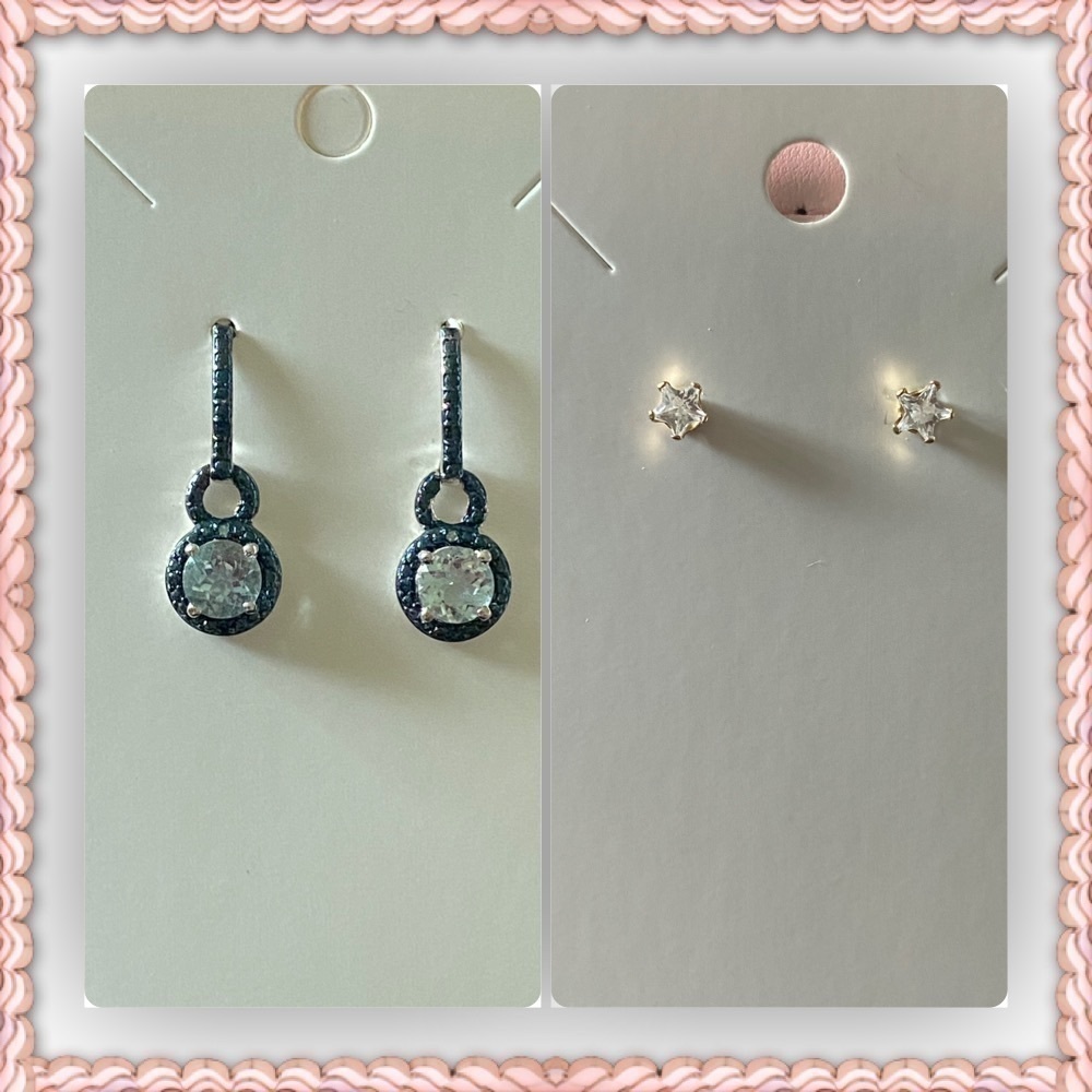 EARRINGS-TWO PAIRS